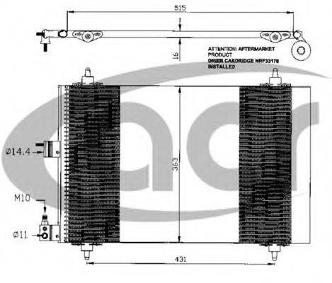 ACR 300461 Конденсатор, кондиціонер