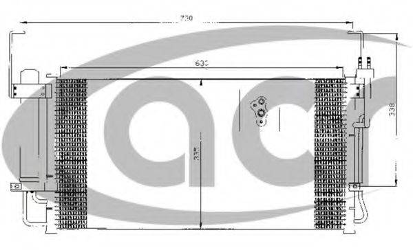 ACR 300476 Конденсатор, кондиціонер
