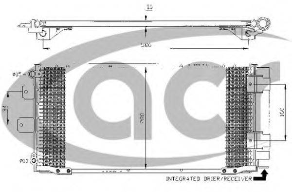 ACR 300483 Конденсатор, кондиціонер