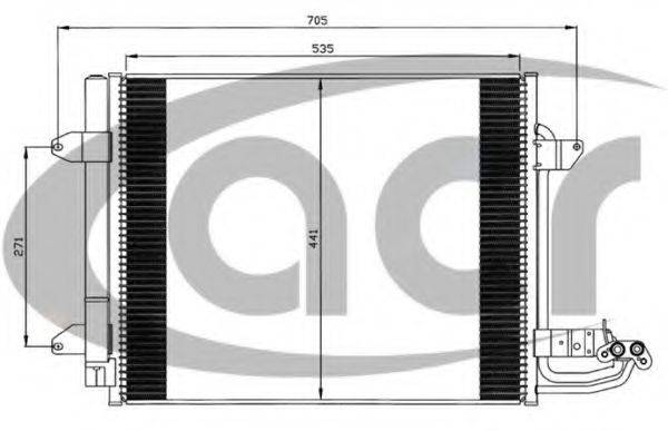 ACR 300562 Конденсатор, кондиціонер