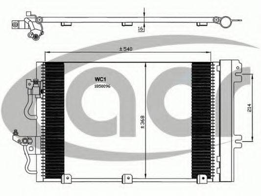 ACR 300618 Конденсатор, кондиціонер