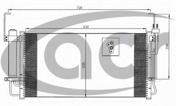 ACR 300632 Конденсатор, кондиціонер