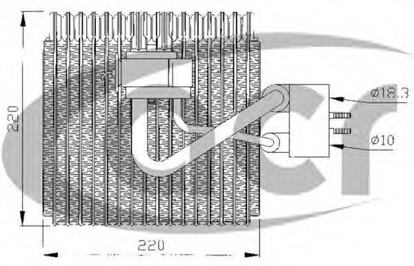 ACR 310112 Випарник, кондиціонер