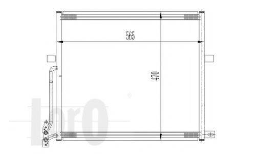 LORO 0040160022 Конденсатор, кондиціонер