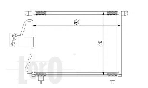 LORO 0370160005 Конденсатор, кондиціонер