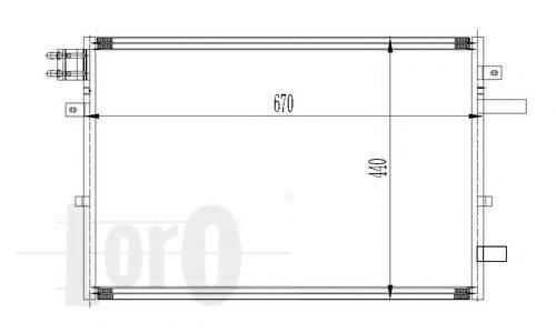 LORO 0170160024 Конденсатор, кондиціонер