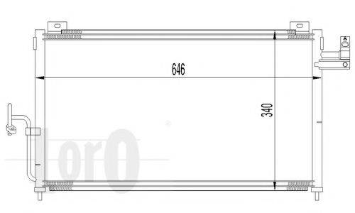 LORO 0300160011 Конденсатор, кондиціонер