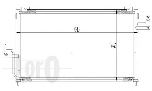 LORO 0300160016 Конденсатор, кондиціонер