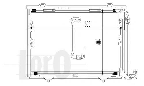 LORO 0540160023 Конденсатор, кондиціонер