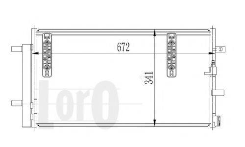 LORO 0030160021 Конденсатор, кондиціонер