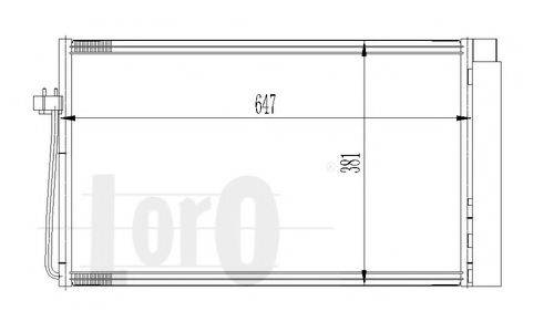 LORO 0040160025 Конденсатор, кондиціонер