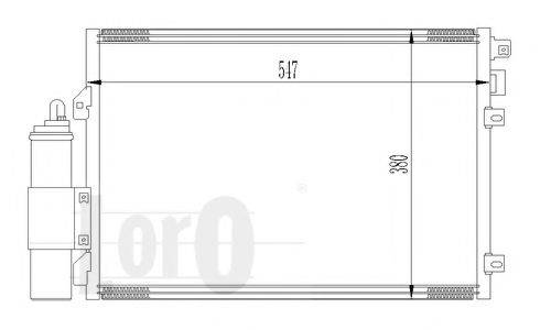 LORO 0100160001 Конденсатор, кондиціонер