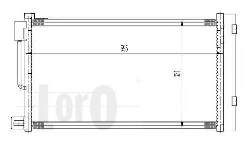 LORO 0160160014 Конденсатор, кондиціонер