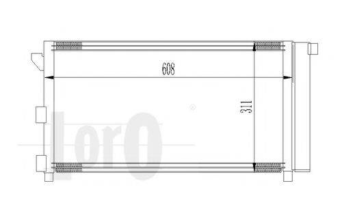 LORO 0160160018 Конденсатор, кондиціонер