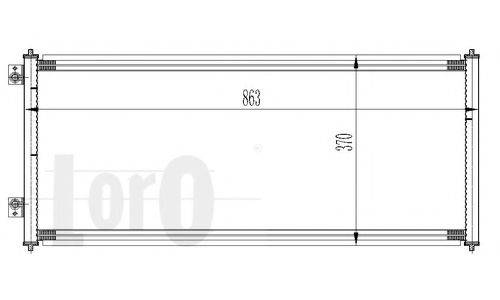 LORO 0170160014 Конденсатор, кондиціонер