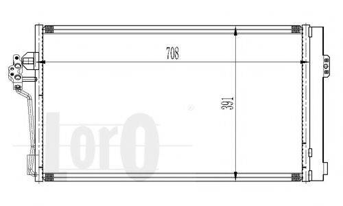 LORO 0330160012 Конденсатор, кондиціонер