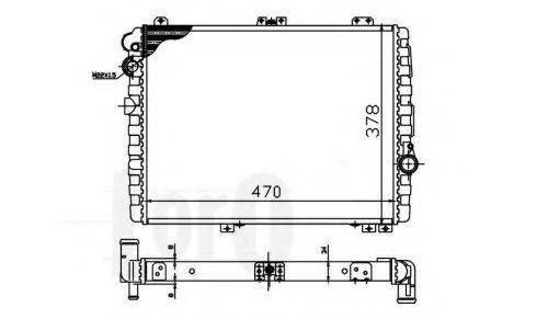 LORO 0030170027 Радіатор, охолодження двигуна