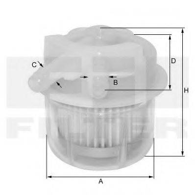 FIL FILTER ZP8064FP Паливний фільтр