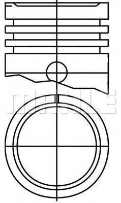 METAL LEVE P1622 Поршень