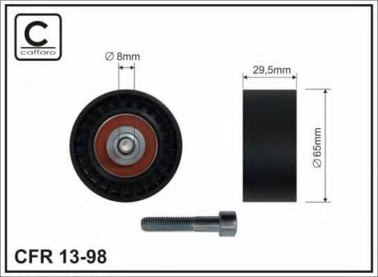 CAFFARO 1398 Натяжний ролик, полікліновий ремінь