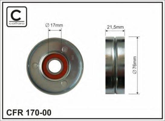 CAFFARO 17000 Натяжний ролик, полікліновий ремінь