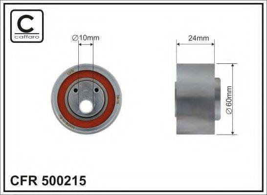 CAFFARO 500215 Натяжний ролик, ремінь ГРМ