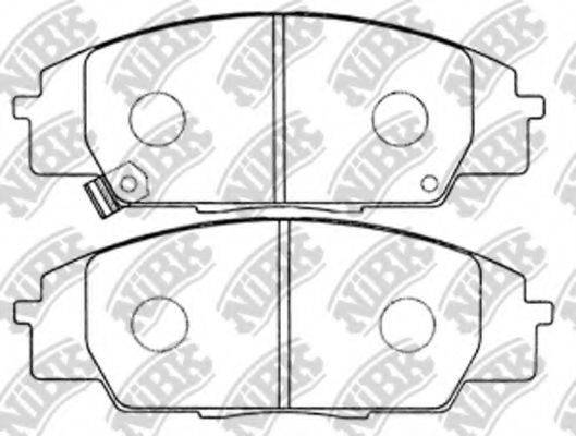 NIBK PN8423S Комплект високоефективних гальмівних колодок