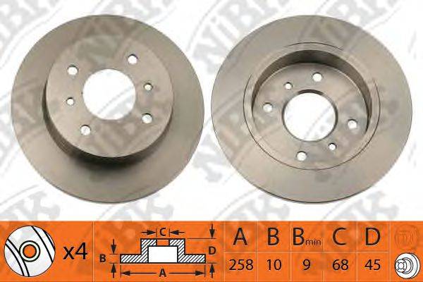 NIBK RN1040 гальмівний диск