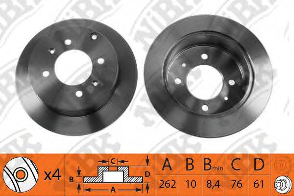 NIBK RN1175 гальмівний диск