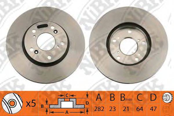 NIBK RN1218 гальмівний диск