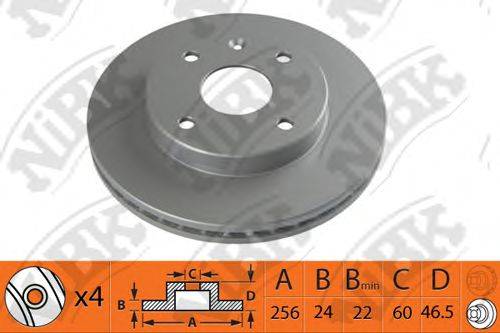 NIBK RN1360 гальмівний диск