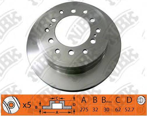 NIBK RN1531 гальмівний диск