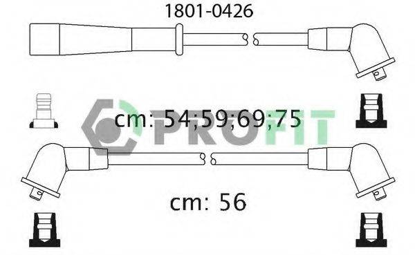 PROFIT 18010426 Комплект дротів запалювання