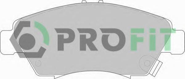 PROFIT 50000776 Комплект гальмівних колодок, дискове гальмо