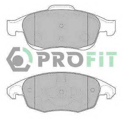 PROFIT 50001971 Комплект гальмівних колодок, дискове гальмо
