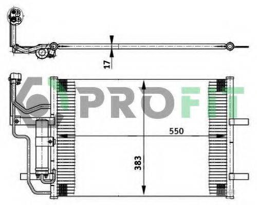 PROFIT PR1501C1 Конденсатор, кондиціонер