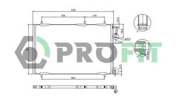 PROFIT PR1907C1 Конденсатор, кондиціонер