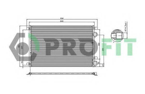 PROFIT PR1909C1 Конденсатор, кондиціонер