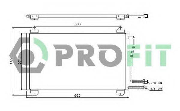 PROFIT PR3546C1 Конденсатор, кондиціонер