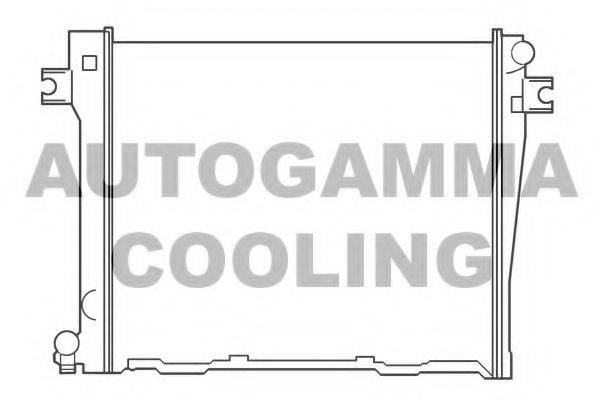AUTOGAMMA 100098 Радіатор, охолодження двигуна