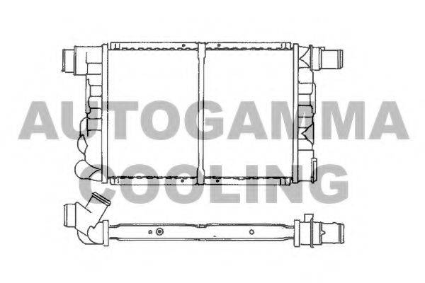 AUTOGAMMA 100263 Радіатор, охолодження двигуна
