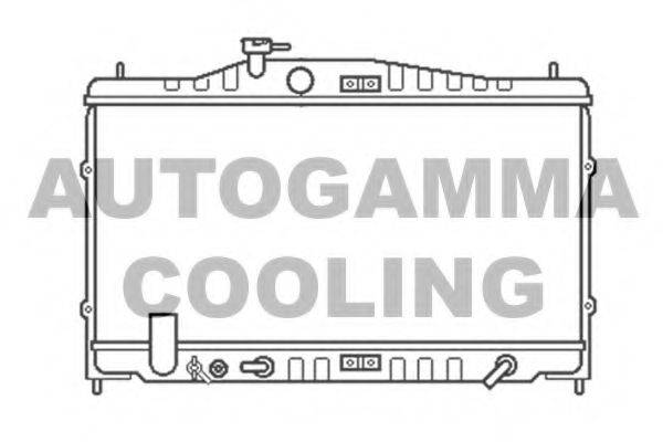 AUTOGAMMA 100427 Радіатор, охолодження двигуна