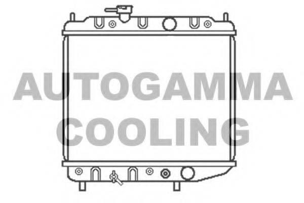 AUTOGAMMA 100576 Радіатор, охолодження двигуна