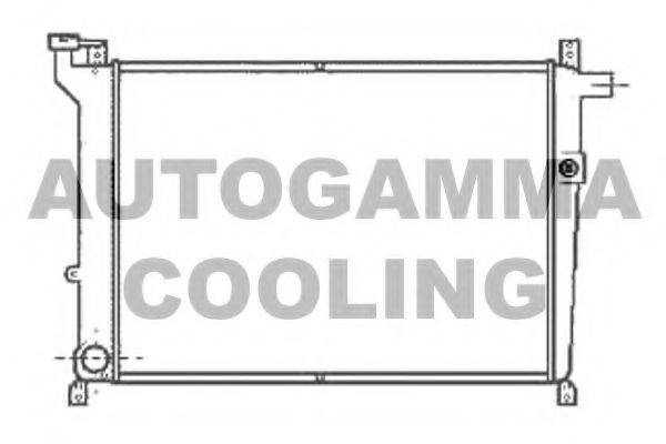 AUTOGAMMA 100613 Радіатор, охолодження двигуна