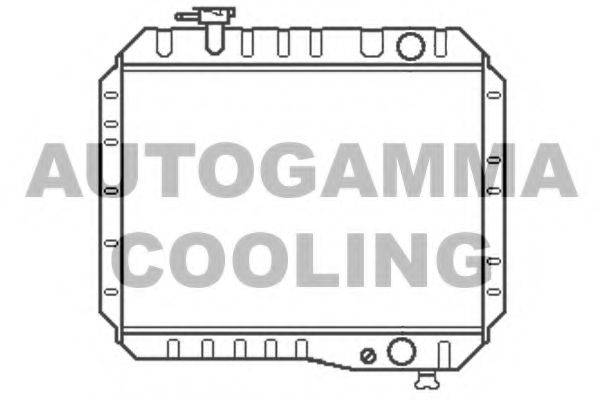 AUTOGAMMA 101023 Радіатор, охолодження двигуна