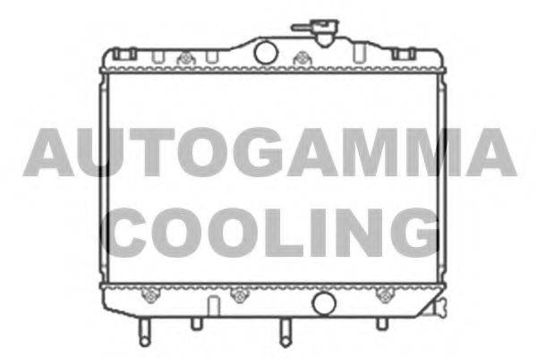 AUTOGAMMA 101030 Радіатор, охолодження двигуна