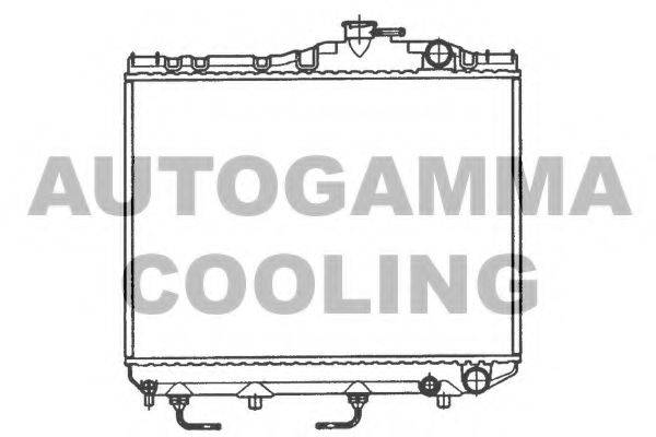 AUTOGAMMA 101035 Радіатор, охолодження двигуна