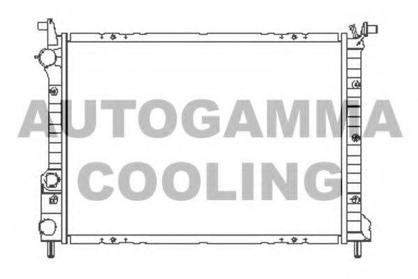 AUTOGAMMA 101191 Радіатор, охолодження двигуна