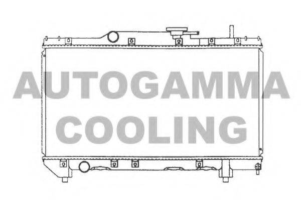 AUTOGAMMA 101268 Радіатор, охолодження двигуна