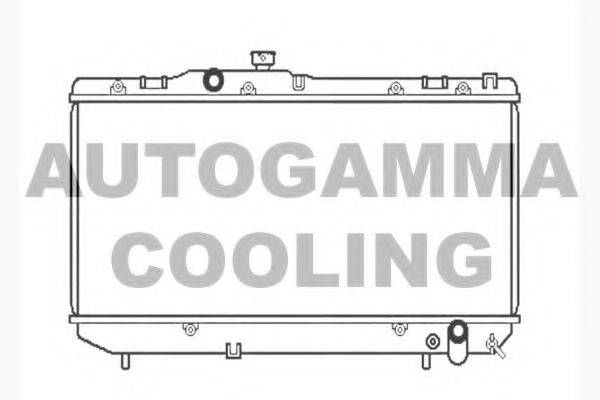 AUTOGAMMA 101356 Радіатор, охолодження двигуна